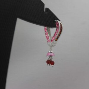Silver Color Stone Ear-Ring 0003