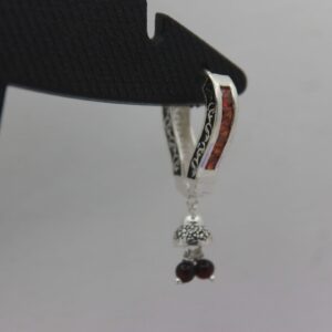Silver Color Stone Ear-Ring 0008