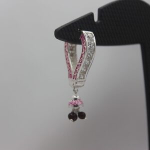 Silver Color Stone Ear-Ring 0015