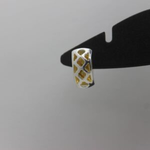 Silver Color Stone Ear-Ring 0022