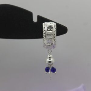 Silver Color Stone Ear-Ring 0023