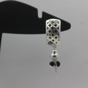 Silver Color Stone Ear-Ring 0024