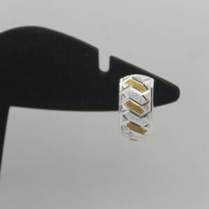Silver Color Stone Ear-Ring 0025