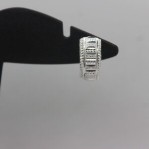 Silver Color Stone Ear-Ring 0028