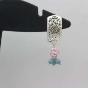 Silver Color Stone Ear-Ring 0030