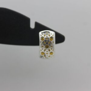 Silver Color Stone Ear-Ring 0031