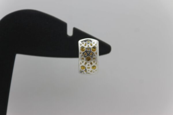 Silver Color Stone Ear-Ring 0031