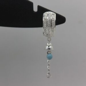 Silver Color Stone Ear-Ring 0032