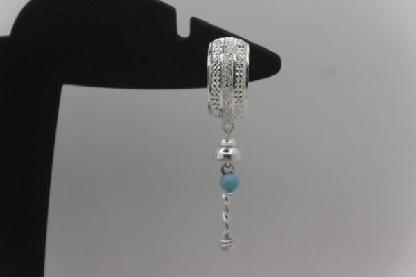 Silver Color Stone Ear-Ring 0032