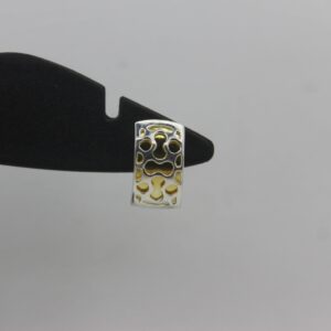 Silver Color Stone Ear-Ring 0036