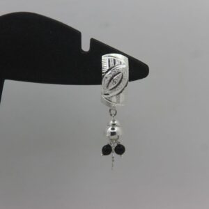 Silver Color Stone Ear-Ring 007