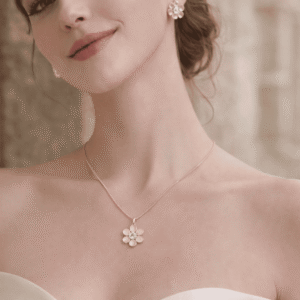 Elegant rose gold jewelry portrait 1