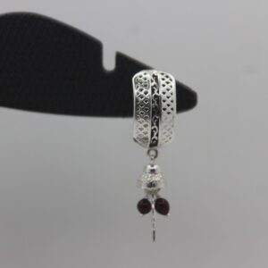 Silver Color Stone Ear-Ring 0038